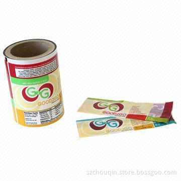 Plastic Wrapping Film, Comes in Various Colors, Wet Wipes Packing